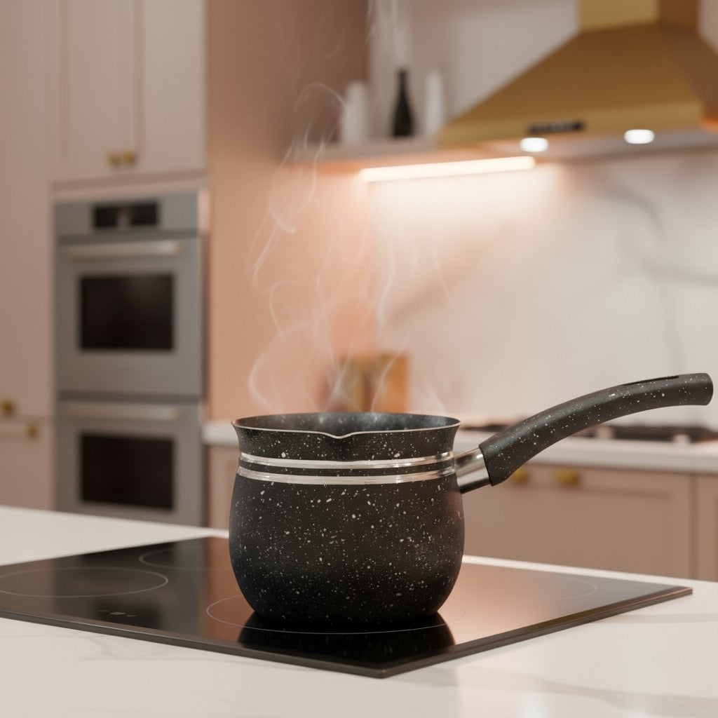 Turkish Marble Coated Coffee Pot Warmer – 10 cm | 2.0 mm