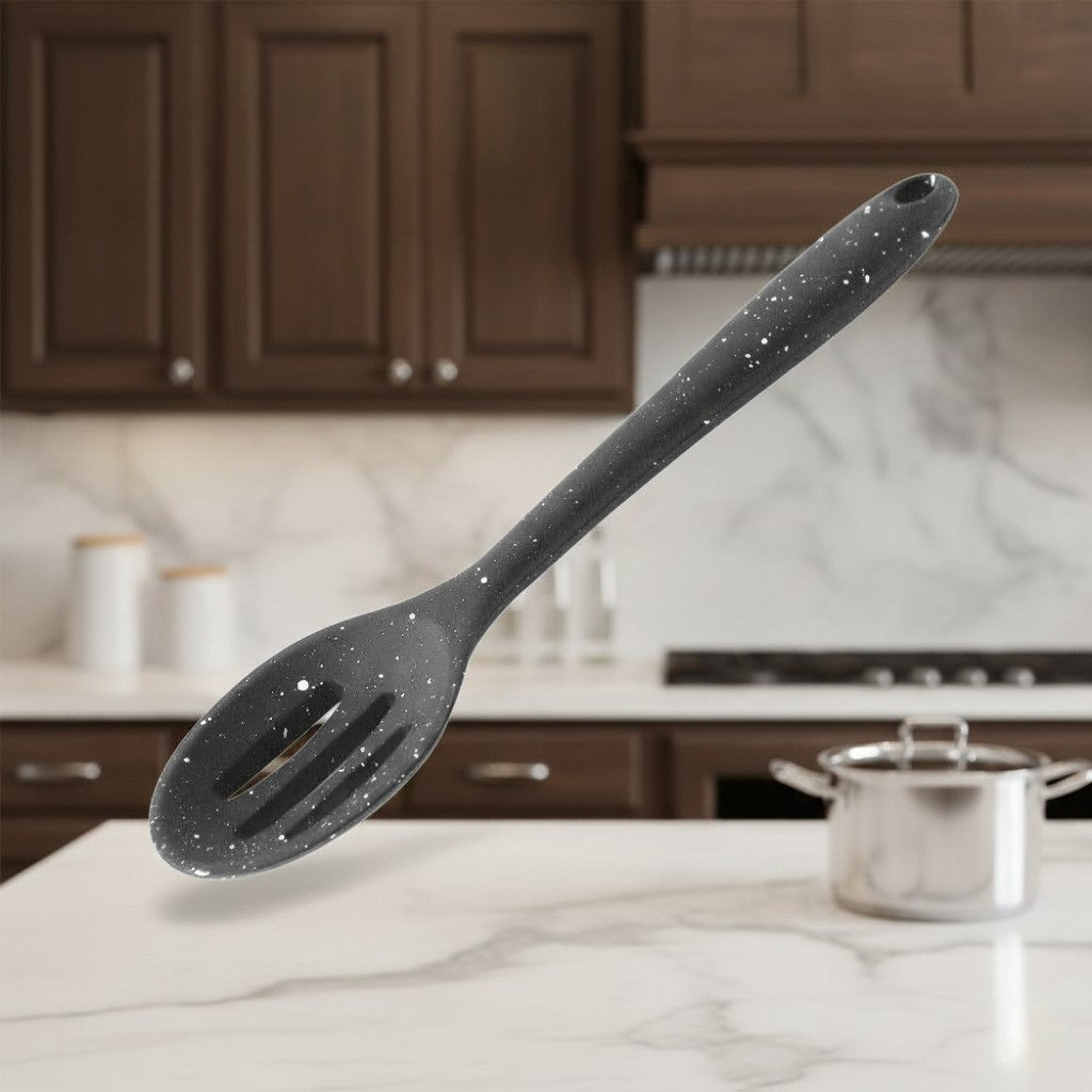 Non Stick Slotted Spoon Turner – Heat-Resistant Kitchen Tool Gadget 26 cm