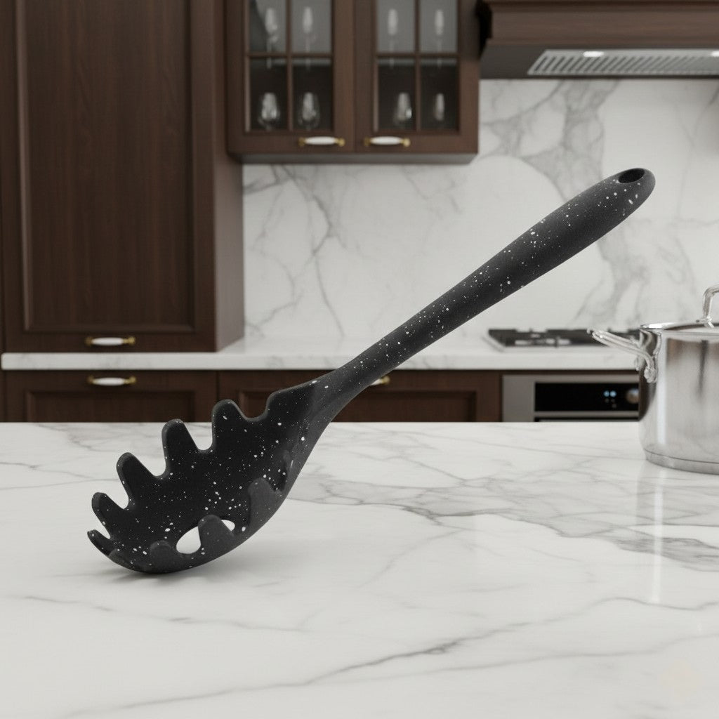 Non Stick Spaghetti Server Fork – Pasta Server Spoon Kitchen Utensil 28 cm