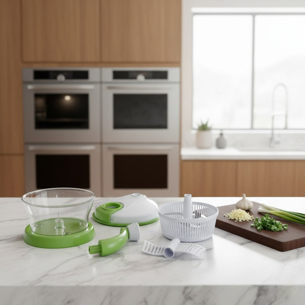 Multi-Function Manual Food Chopper & Vegetable Slicer – Kitchen Prep Tool